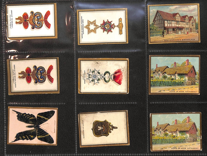 Lot Of 179 1910 Cigarette Cards Of States/Countries/Places